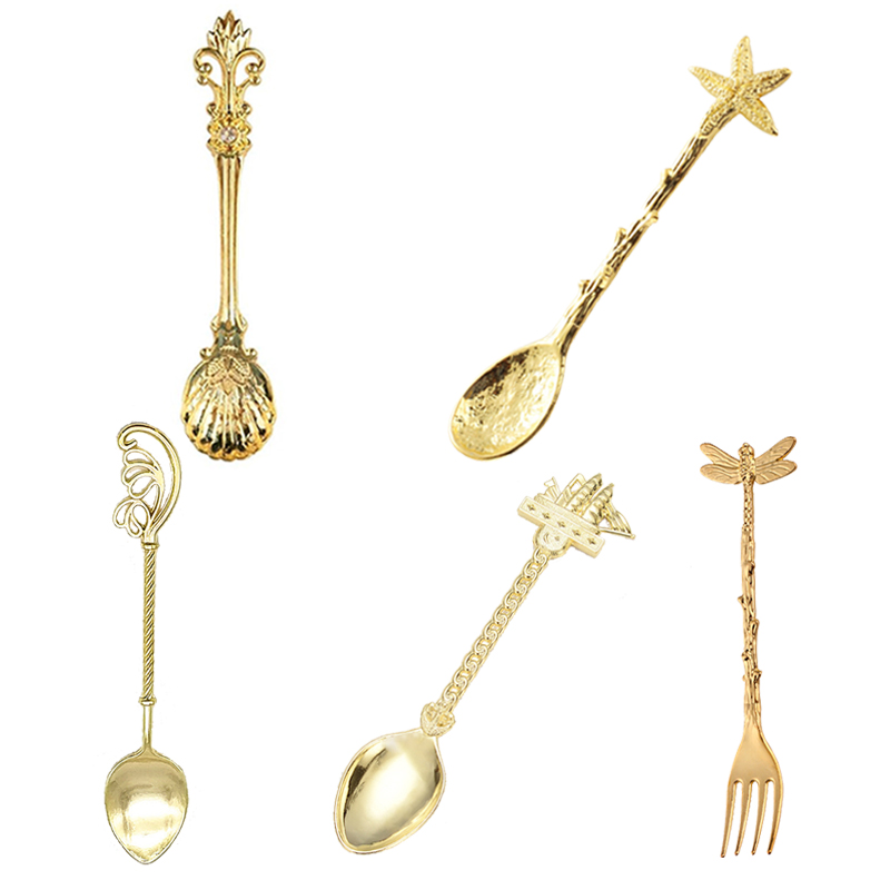 Vintage Collectible Spoons - Новая винтажная маленькая ложка из сплава