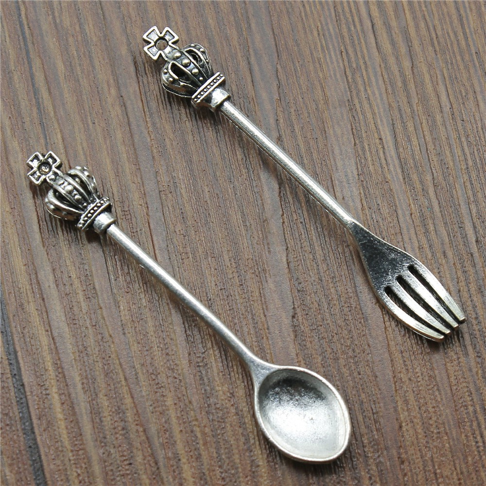 Vintage Collectible Spoons - 10 шт., антикварные подвески из серебра
